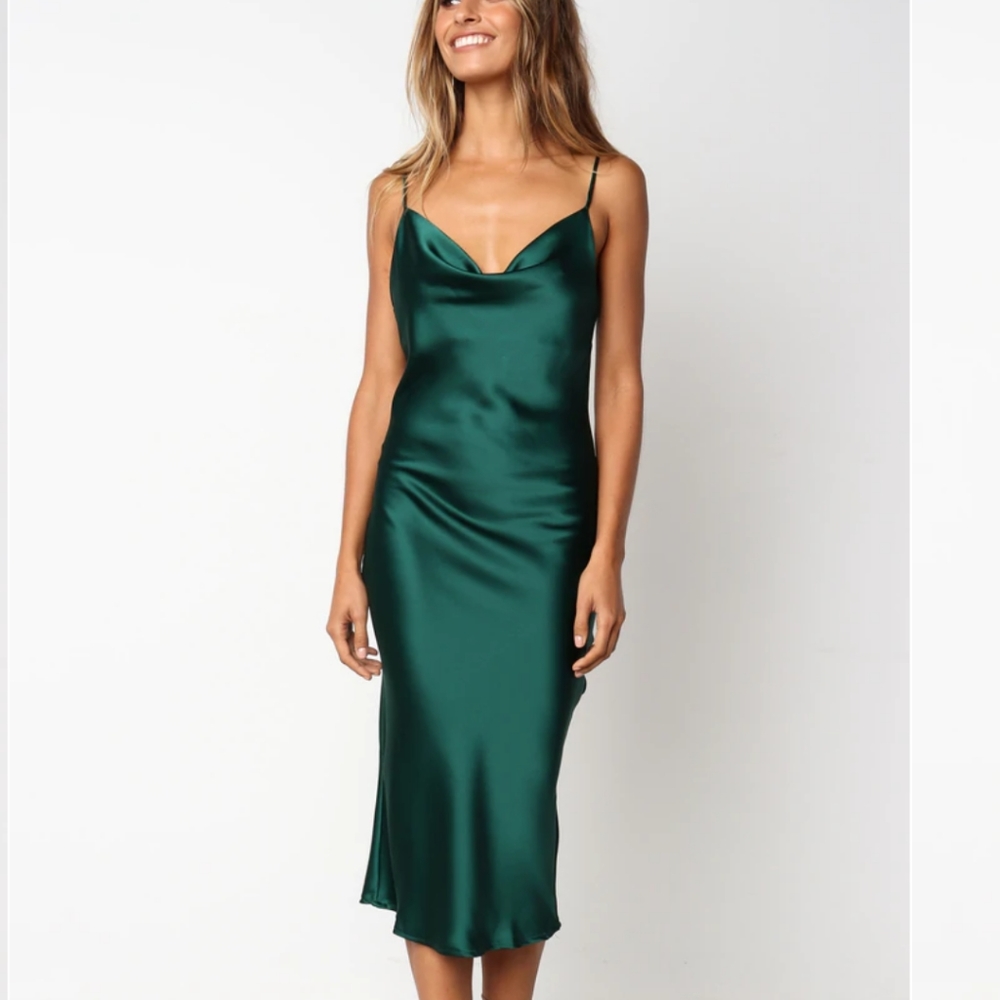 Petal & Pup Persia Dress emerald green